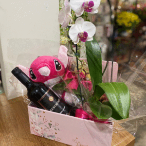 Box Orquídea Stitch Rosa